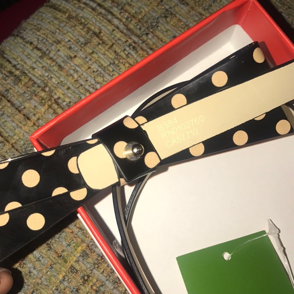 Kate Spade polka dot belt - Picture 2 of 3